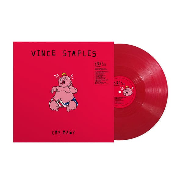 Cry Baby (Indies Opaque Apple Red Edition) - Vince Staples [Colour Vinyl]
