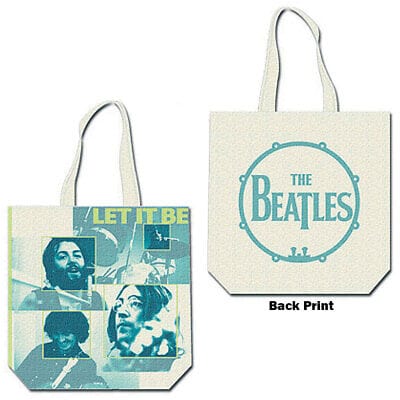 The Beatles Cotton Tote Bag: Let it be (with zip top) [Bag]