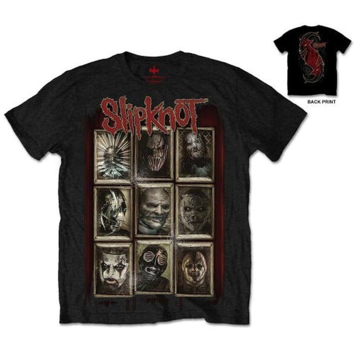 Slipknot: New Masks - Black - XL [T-Shirts]