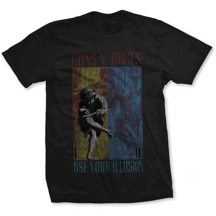 Guns N' Roses; Use Your Illusion - Black - XL [T-Shirts]