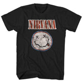 Nirvana Distressed Logo Black - XL [T-Shirts]
