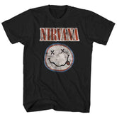 Nirvana Distressed Logo - Black - Medium [T-Shirts]