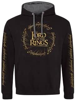 Lotr Gold Foil Hoodie - Medium [Hoodies]