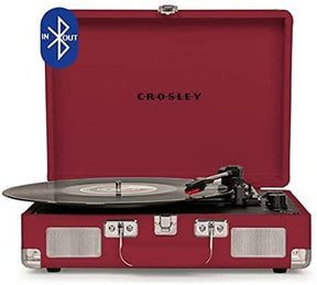 Crosley Cruiser Plus - Bluetooth Turntable (Burgundy) [Tech & Turntables]