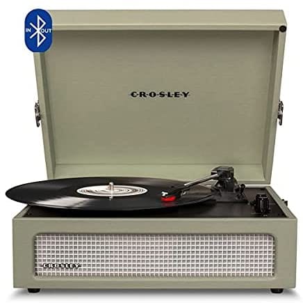 Crosley Voyager Plus - Bluetooth Turntable (Sage) [Tech & Turntables]