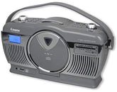 Steepletone Stirling 4 - New Model with Bluetooth Playback & Transmission (Grey) [Tech & Turntables]