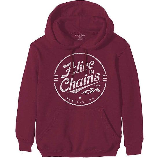 Alice In Chains - Circle Emblem - Marron - Medium [Hoodies]