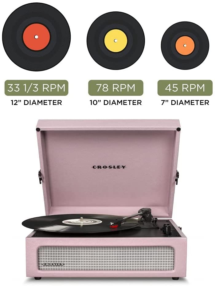 Crosley Voyager - Turntable (Amethyst) [Tech & Turntables]