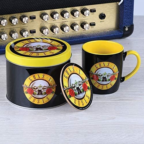 Guns N' Roses Mug and Coaster Gift Tin Set Bullet Logo artwork [Mug]