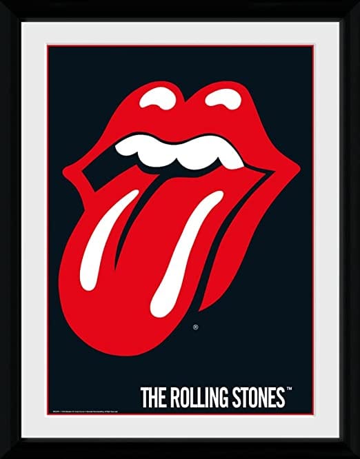 The Rolling Stones Lips Framed Collector Print [Posters & Merchandise]