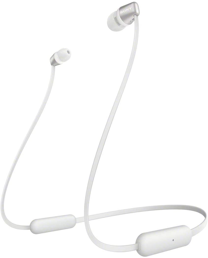 Sony WI-C310 Bluetooth Wireless In-Ear Headphones with Mic/Remote, Sliver/White [Accessories]