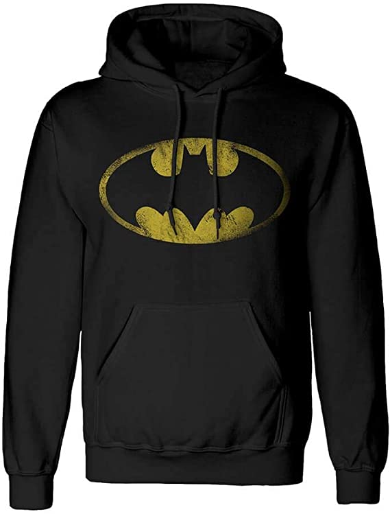 Dc Batman Distressed Hoodie - Large [Hoodies]