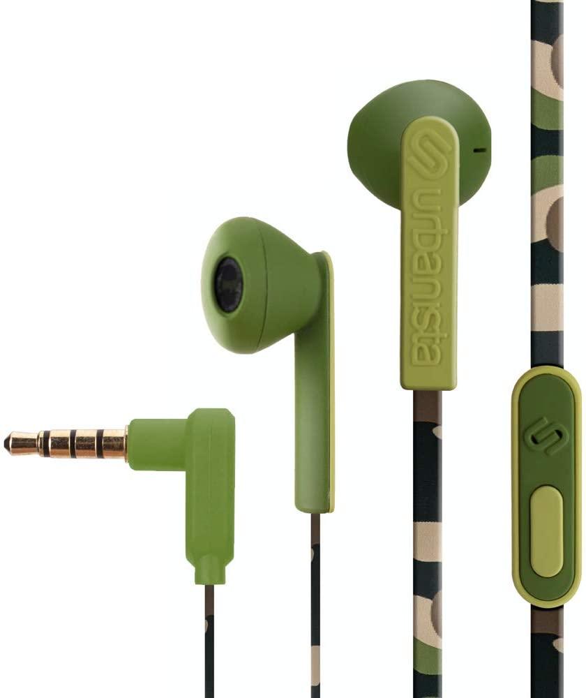 URBANISTA SAN FRANCISCO EARPHONES - GREEN CAMO [ACCESSORIES]