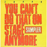 YOU CAN'T DO THAT ON STAGE - FRANK ZAPPA (RSD 2020) [VINYL]