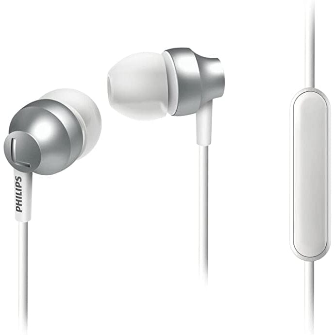 Philips SHE3855SL/00 Earbuds Earphone - Silver/White [Accessories]