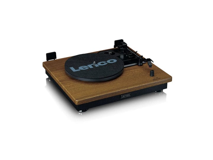 LENCO LS-100 - TURNTABLE WITH SPEAKERS (WOOD) [TECH & TURNTABLES]