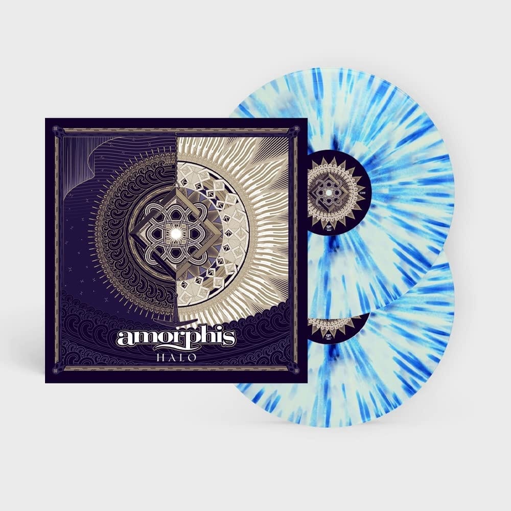 Halo:   - Amorphis [Clear White Blue Splatter Vinyl]