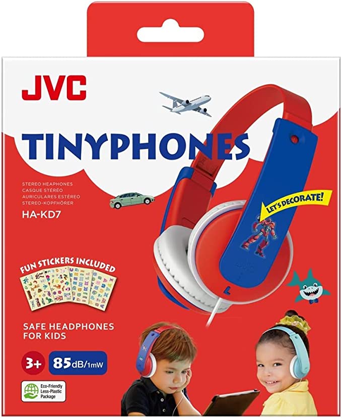 JVC KIDS HEADPHONES, RED [ACCESSORIES]