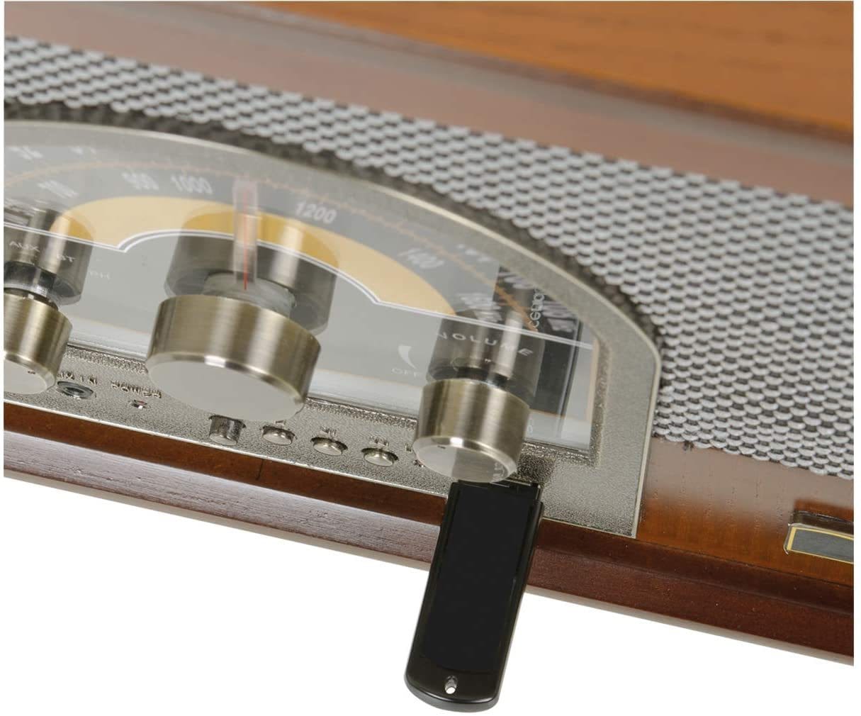 Trevi TT 1040 BT - Vintage Bluetooth Turntable (Wood) [Tech & Turntables]