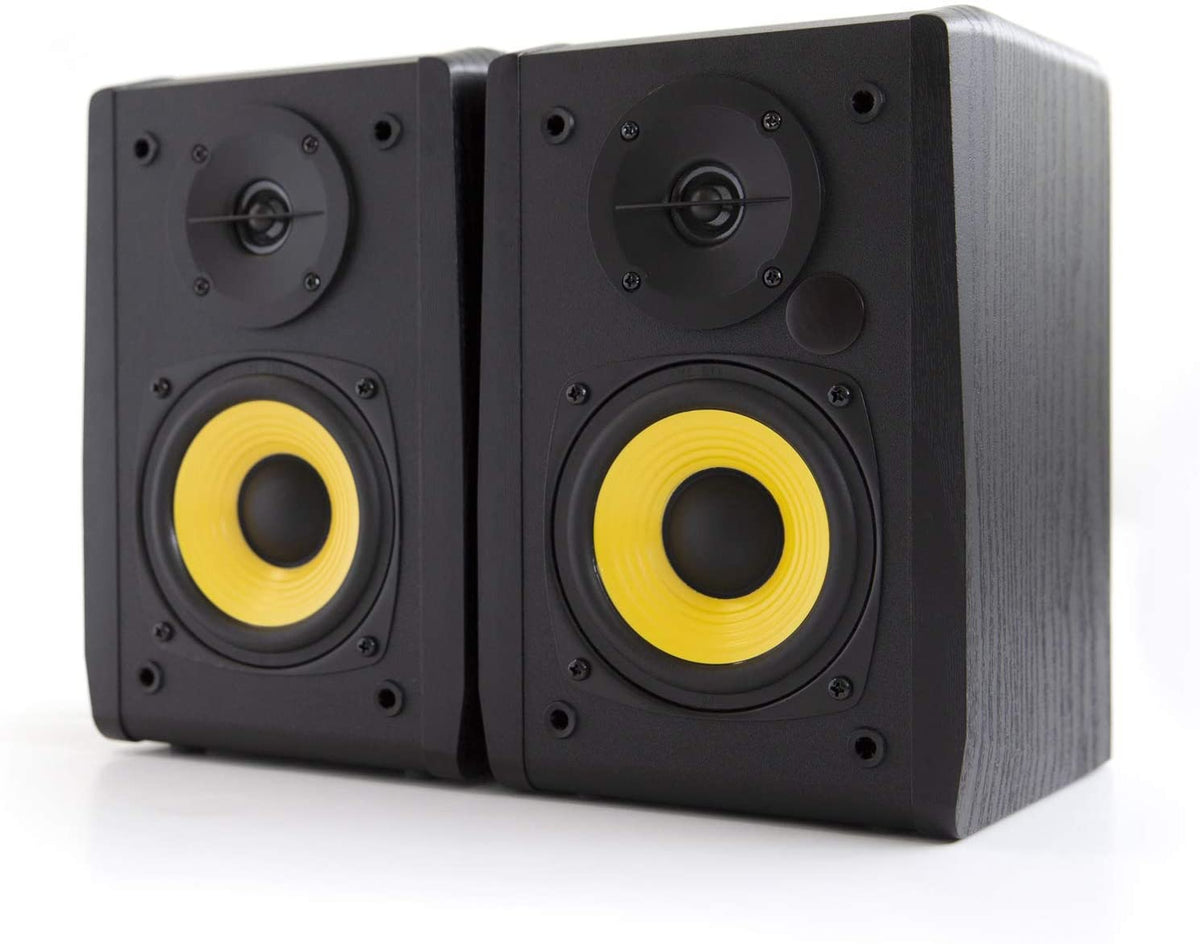 EDIFIER R1010BT - 4" BLUETOOTH WIRELESS CREATIVE REFERENCE MULTIMEDIA MONITORS - STUDIO MONITOR SPEAKER (PAIR) 24 WATTS RMS - BLACK [TECH & TURNTABLES]