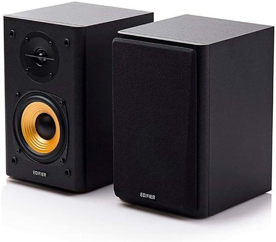 EDIFIER R1000T4 ACTIVE 2.0 BOOKSHELF SPEAKER SYSTEM IDEAL TV, PC, LAPTOP, COMPUTER, HI-FI (BLACK)TECH & TURNTABLES]