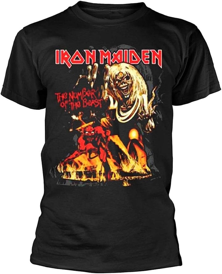Iron Maiden "Number of the Beast" Graphic - Small [T-Shirts]