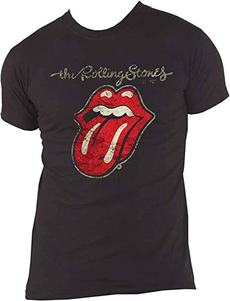 Rolling Stones Tongue - Black - Medium [T-Shirts]