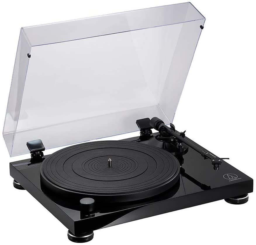 Audio-Technica AT-LPW50PB Belt Drive Turntable (Piano Black) [Tech & Turntables]