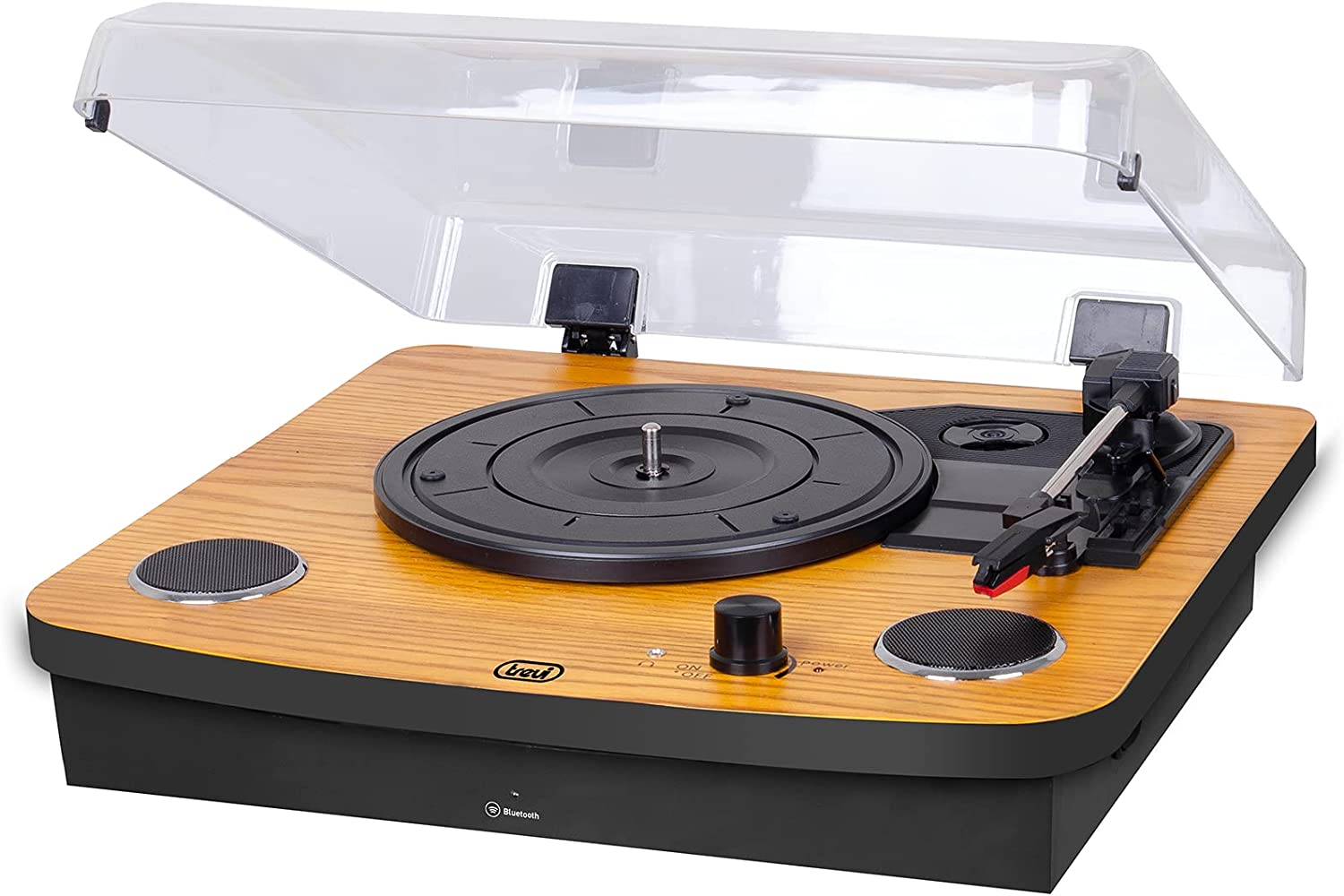 Trevi TT 1022 BT - Bluetooth Turntable (Wood) [Tech & Turntables]