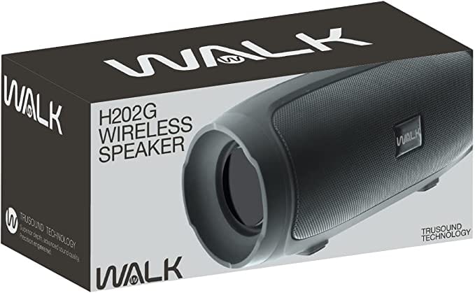 WALK AUDIO GREY CANNON BLUETOOTH SPEAKER [TECH & TURNTABLES]