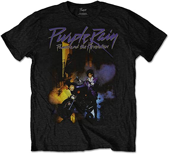 Prince Purple Rain - Black - Medium [T-Shirts]