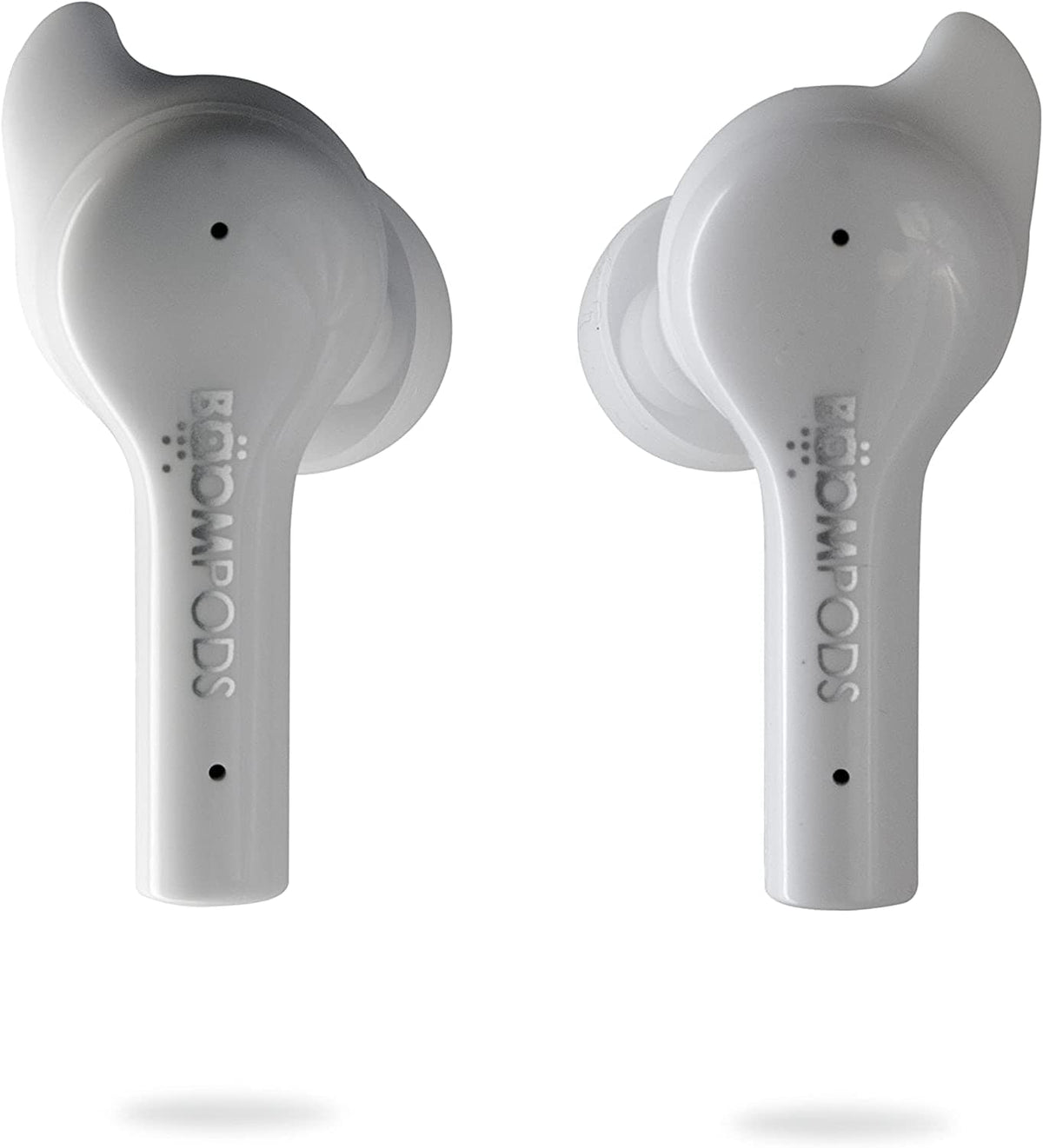 BOOMPODS BASSLINE GO ENC TRUE WIRELESS - ELECTRONIC NOISE CANCELATION MIC WITH BLUETOOTH EARPHONES (WHITE) [ACCESSORIES]