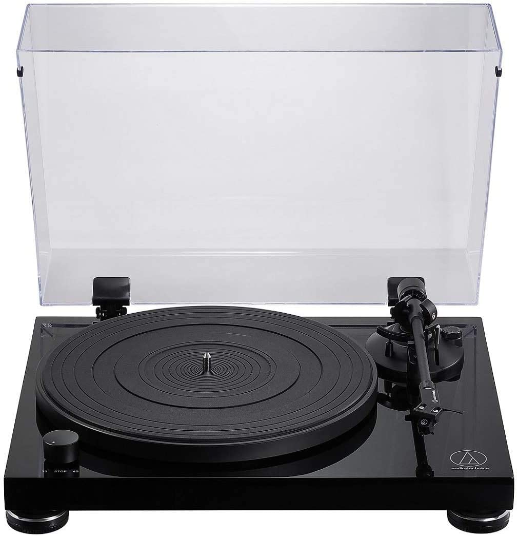 Audio-Technica AT-LPW50PB Belt Drive Turntable (Piano Black) [Tech & Turntables]