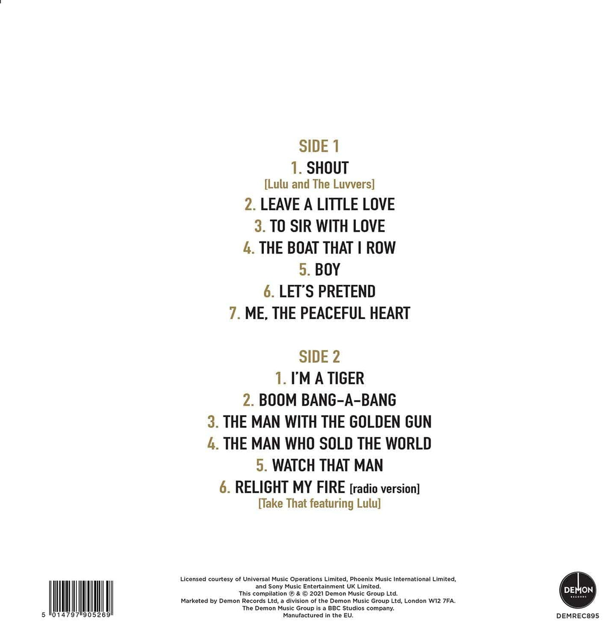 GOLD - LULU [VINYL]