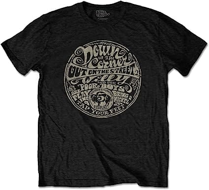Creedence Clearwater Revival: Down On The Corner - Black - Medium [T-Shirts]