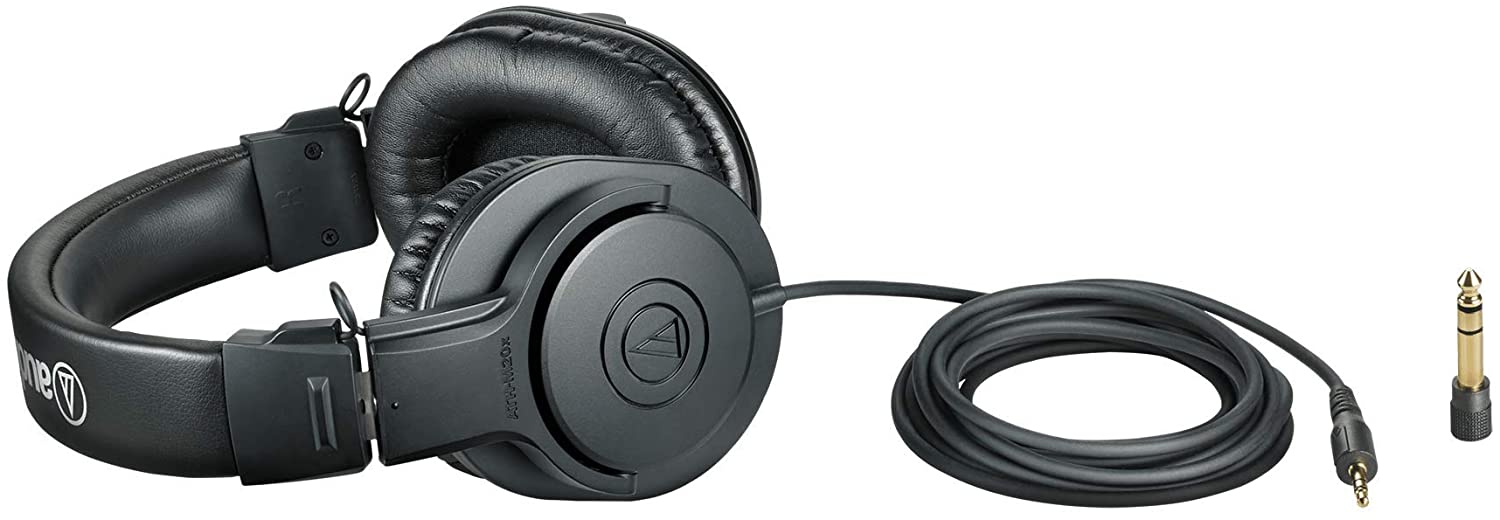 AUDIO-TECHNICA M20X PROFESSIONAL STUDIO HEADPHONES [ACCESSORIES]