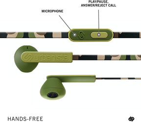 URBANISTA SAN FRANCISCO EARPHONES - GREEN CAMO [ACCESSORIES]