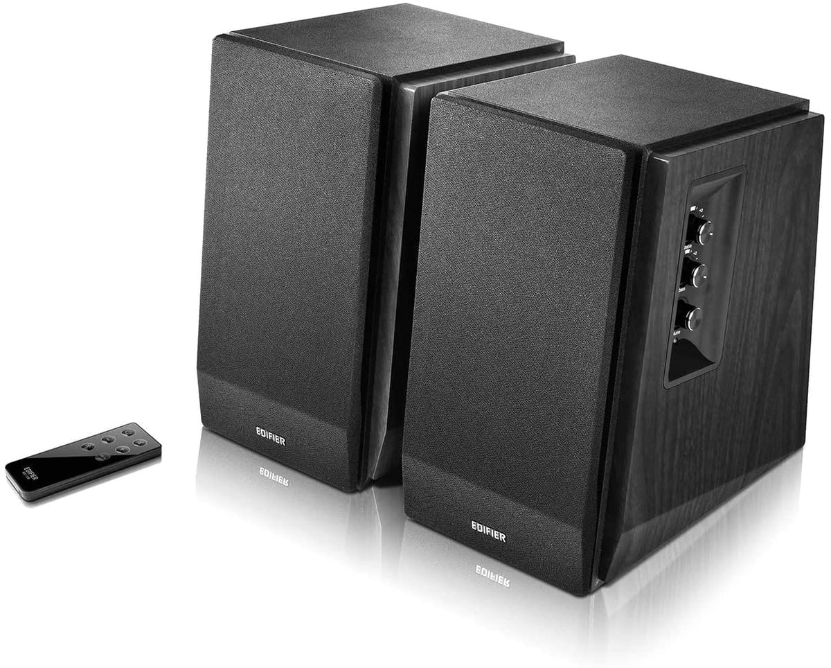 EDIFIER R1700BT BLUETOOTH BOOKSHELF SPEAKERS - ACTIVE NEAR-FIELD STUDIO MONITORS - POWERED SPEAKERS 2.0 SETUP ENCLOSURE - 66W RMS [TECH & TURNTABLES]