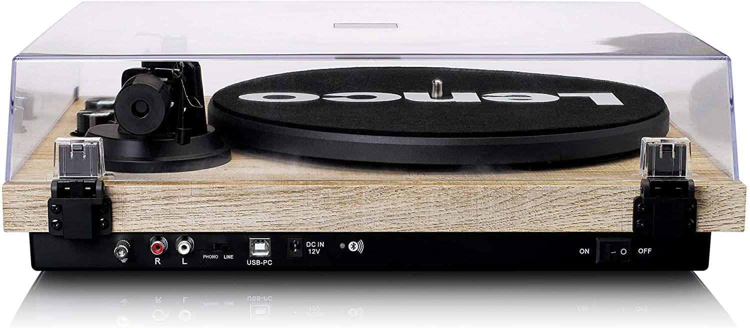 Lenco LBT-188 - Bluetooth Turntable (Pine) [Tech & Turntables]