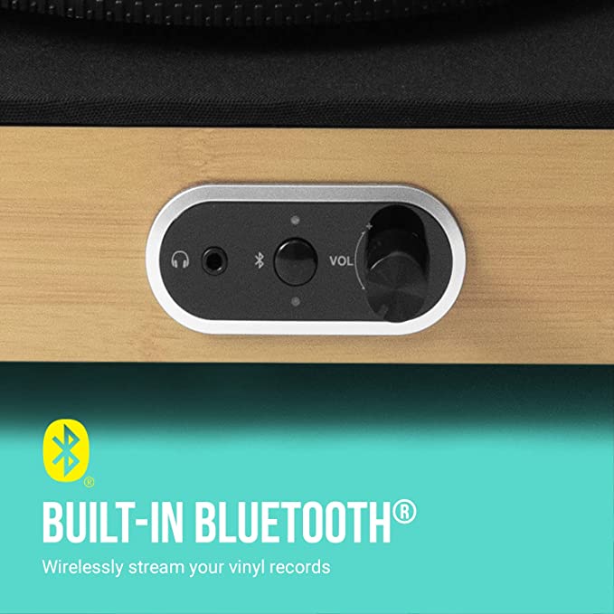 JAM The Sound Stream+ Turntable - Bamboo [Tech & Turntables]