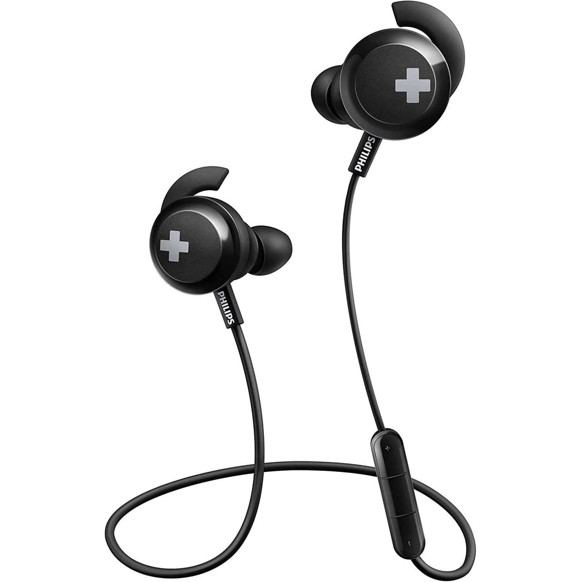PHILIPS SHB4305BK BASS+ BLUETOOTH EARPHONES WITH MIC - BLACK [ACCESSORIES]