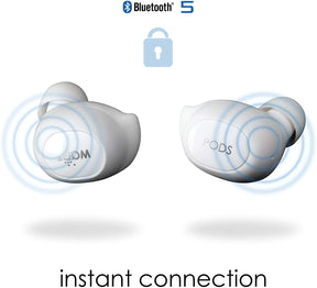 BOOMPODS BOOMBUDS GS TRUE WIRELESS - BLUETOOTH EARBUDS (WHITE) [ACCESSORIES]