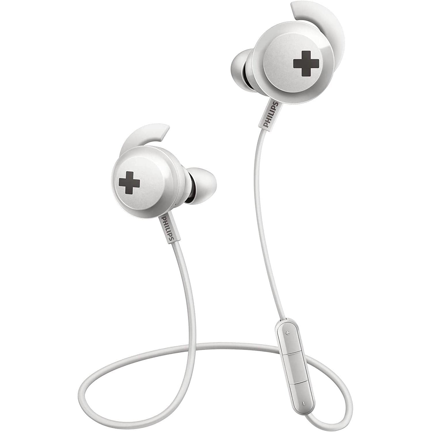 PHILIPS SHB4305WT/00 BASS+ BLUETOOTH EARPHONES WITH MIC - WHITE [ACCESSORIES]