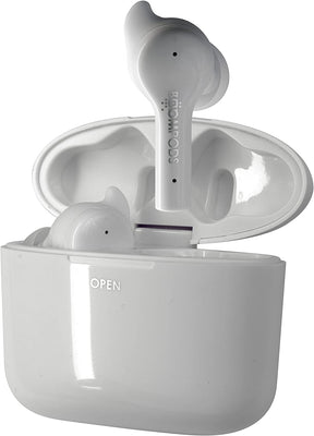 BOOMPODS BASSLINE GO ENC TRUE WIRELESS - ELECTRONIC NOISE CANCELATION MIC WITH BLUETOOTH EARPHONES (WHITE) [ACCESSORIES]