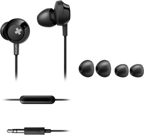 Philips SHE4305BK Bass+ Wired Earphones with Microphone Wired [ACCESSORIES]