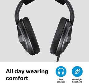 Sennheiser HD 559 Open Back Around Ear Headphone - Black/Anthracite [Accessories]