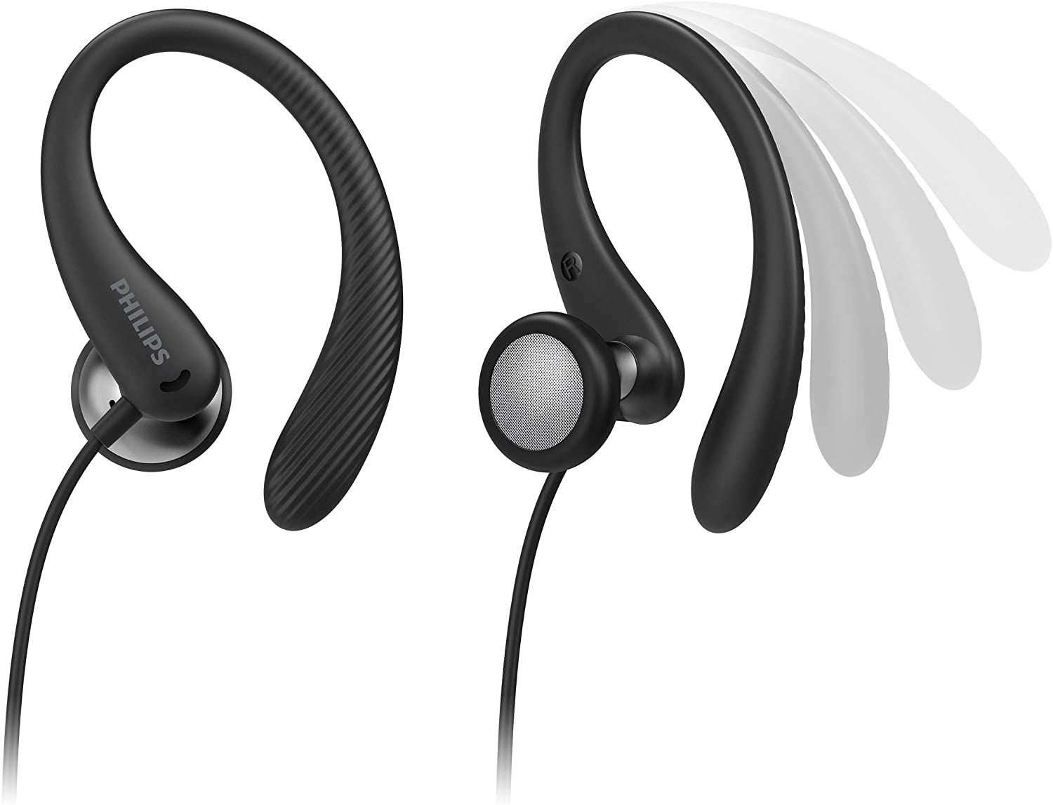 PHILIPS AUDIO TAA1105BK/00 SPORTS HEADPHONES WITH MICROPHONE [ACCESSORIES]