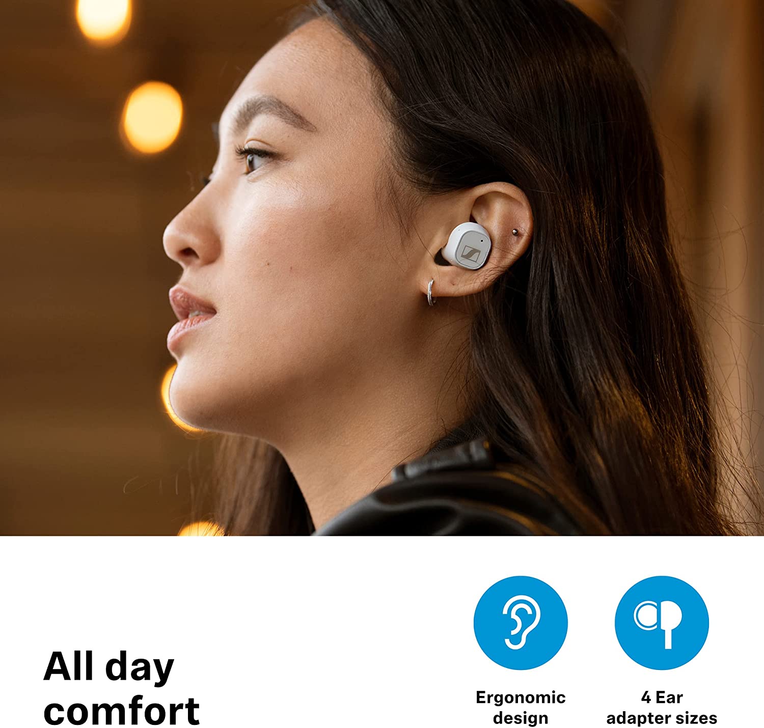 Sennheiser CX Plus True Wireless Earbuds (White) [Accessories]