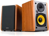 EDIFIER R1010BT - 4" POWERED BLUETOOTH WIRELESS MULTIMEDIA STUDIO MONITOR SPEAKERS (PAIR) 24 WATTS RMS - WOOD [TECH & TURNTABLES]