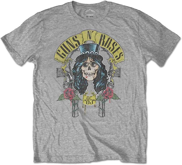 Guns N' Roses: Slash '85 Grey - Small [T-Shirts]